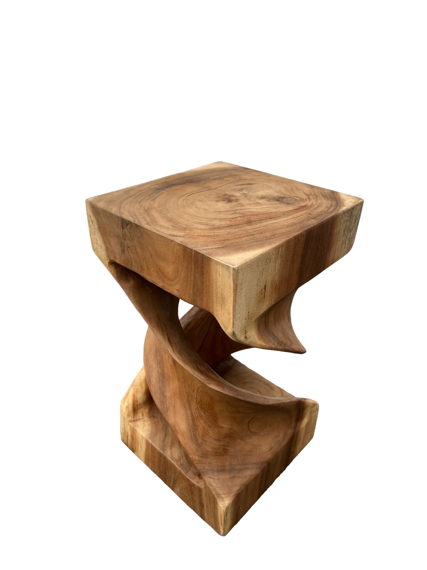 Beistelltisch Holz: Handgefertigter & Hochwertiger Holzhocker (50x28x28)