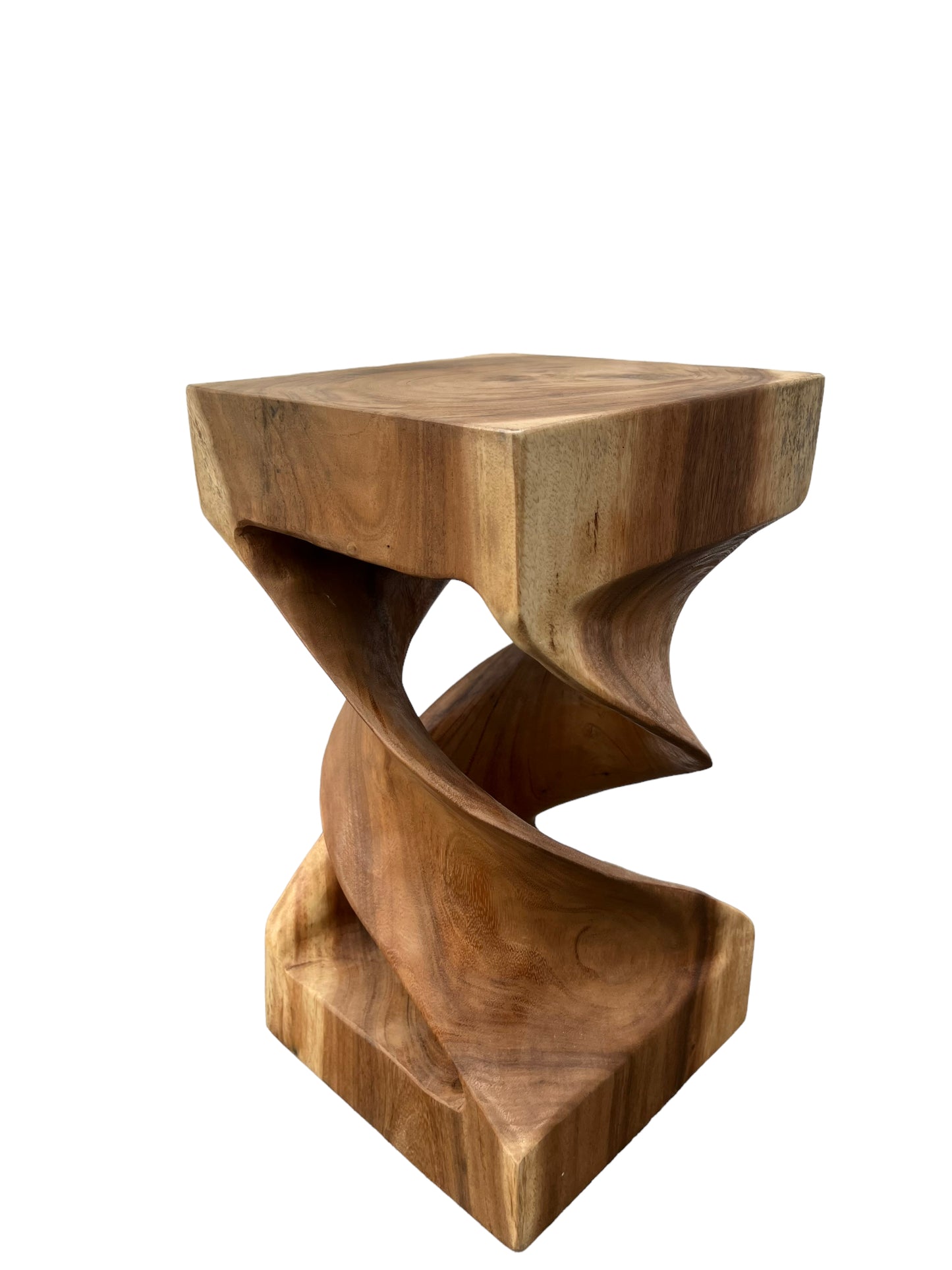 Beistelltisch Holz: Handgefertigter & Hochwertiger Holzhocker (50x28x28)