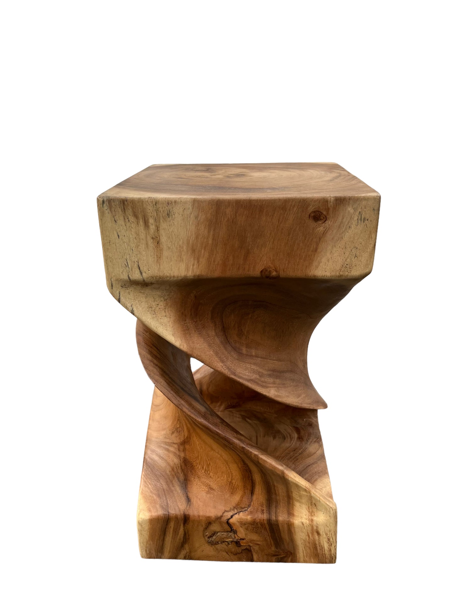 Beistelltisch Holz: Handgefertigter & Hochwertiger Holzhocker (50x28x28)