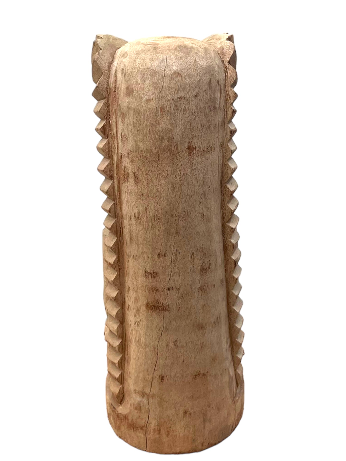 Handgeschnitzte Skulptur Tiki Figur aus Palmen-Holz, 50cm - Exotische Dekoration, Ideal für Garten und Innenbereich