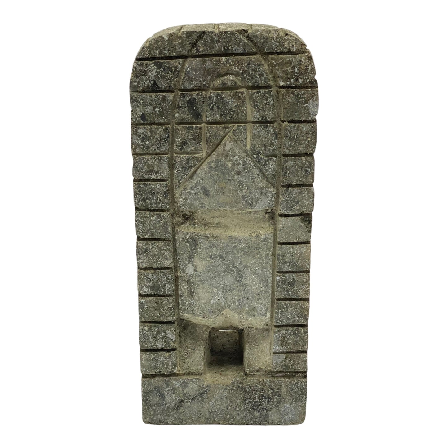 Tiki Skulptur „Ku“ ca. 30 cm – Hawaii Gott des Krieges Statue Kalkstein