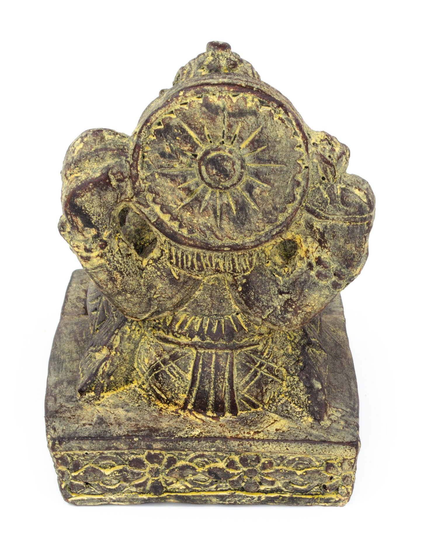 Ganesha Stein Figur Räucherstäbchen Halter 25cm Skulptur Deko Statue Meditation