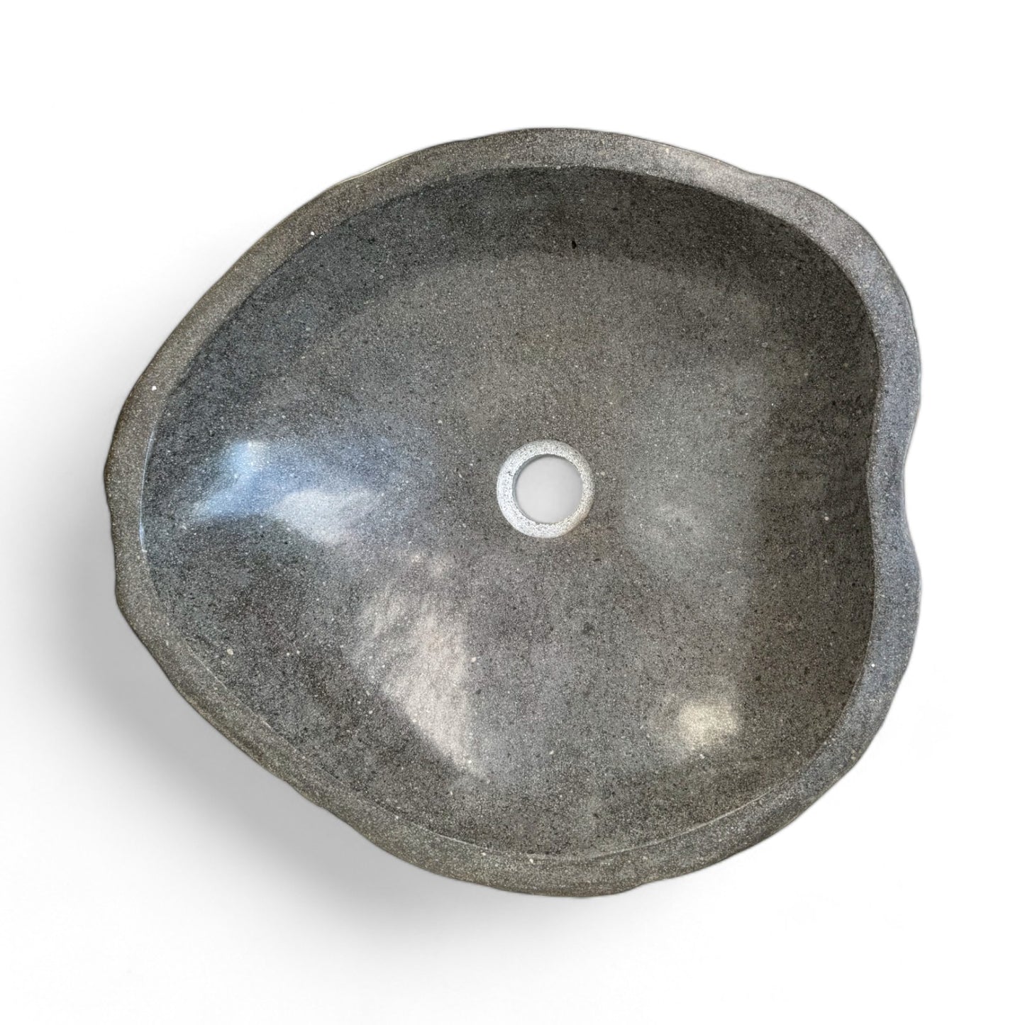 Washbasin made of boulder natural stone countertop washbasin wash bowl solid stone