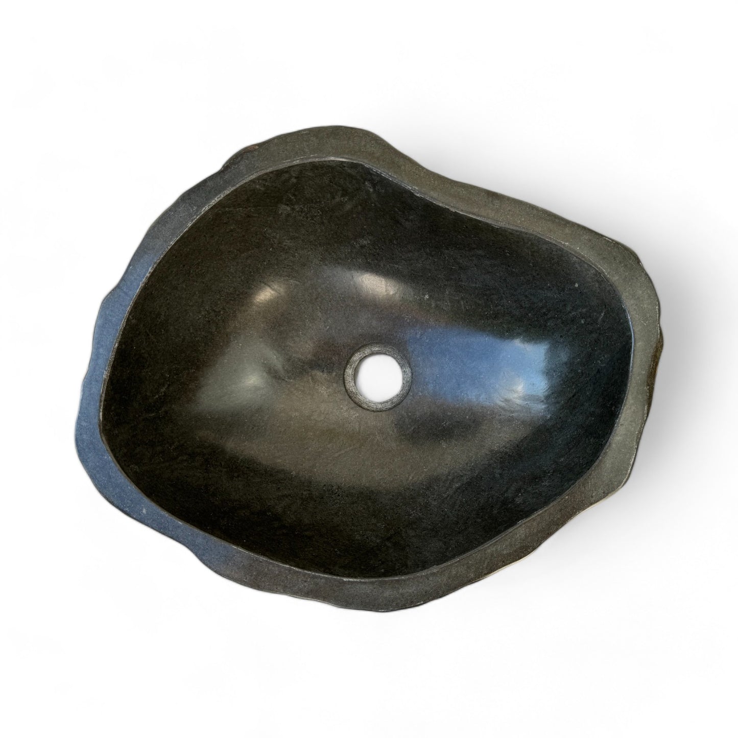 Washbasin made of boulder natural stone countertop washbasin wash bowl solid stone